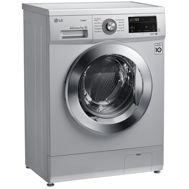 washing-machine-lg-f2j3hs4l-7kg-silver-2021 (1) ماشین لباسشویی 7 کیلویی 2J3 ال جی مدل FH2J3