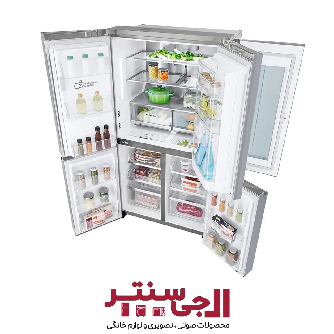 یخچال فریزر ساید بای ساید ال جی مدل X945 ظرفیت 25 فوت GMX945NS9F 5 یخچال فریزر ساید بای ساید ال جی مدل X945 ظرفیت 25 فوت GMX945NS9F