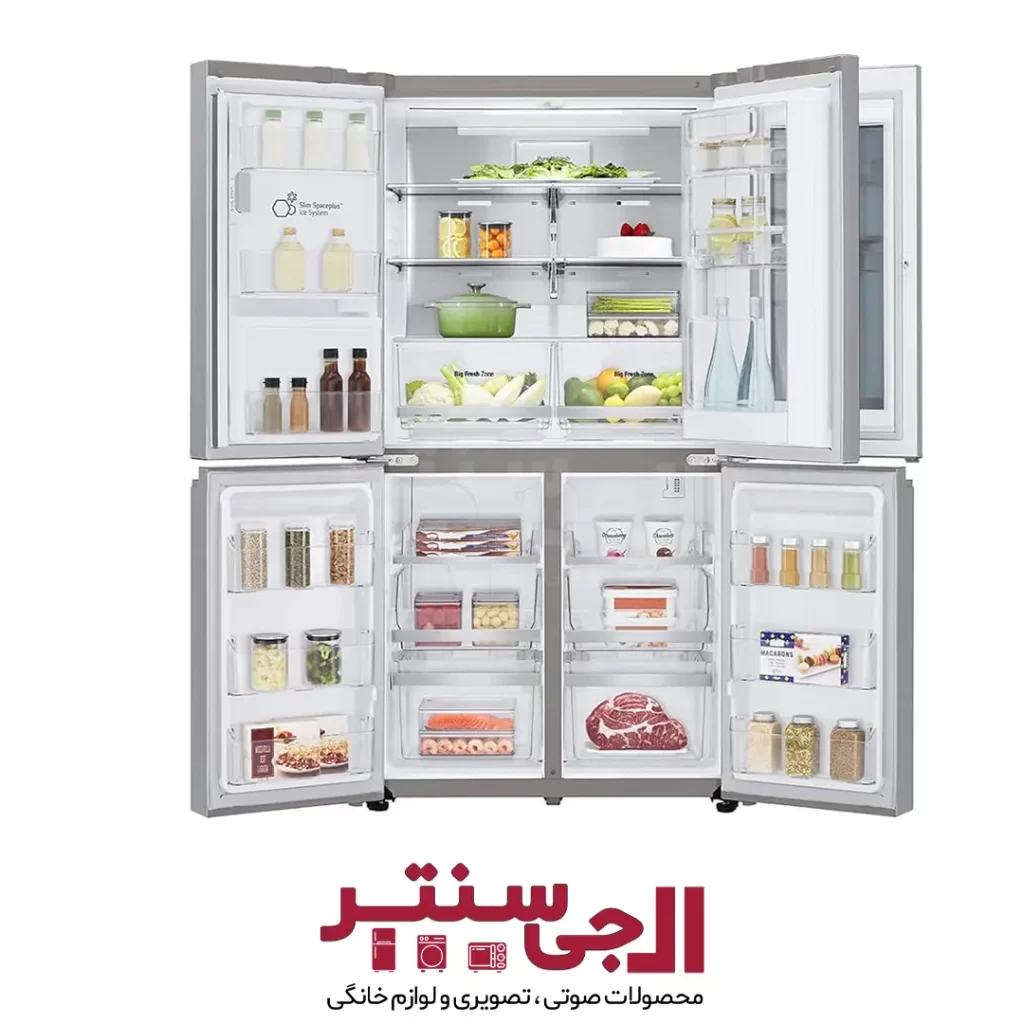 یخچال فریزر ساید بای ساید ال جی مدل X945 ظرفیت 25 فوت GMX945NS9F