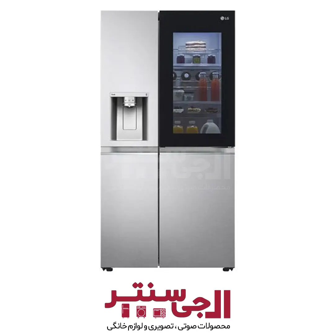 یخچال فریزر ساید بای ساید ال جی مدل X287 ظرفیت 24 فوت GCX-287TNS یخچال فریزر ساید بای ساید ال جی مدل X287 ظرفیت 24 فوت GCX-287TNS