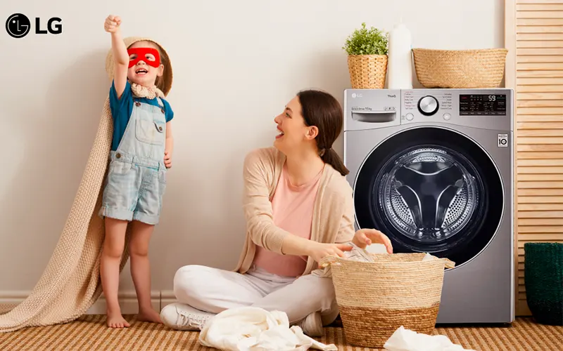 تنظیمات خشککن LG