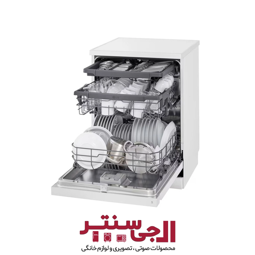 ماشین ظرفشویی ال جی DFC513FW سفید-2 ماشین ظرفشویی ال جی DFC513FW سفید