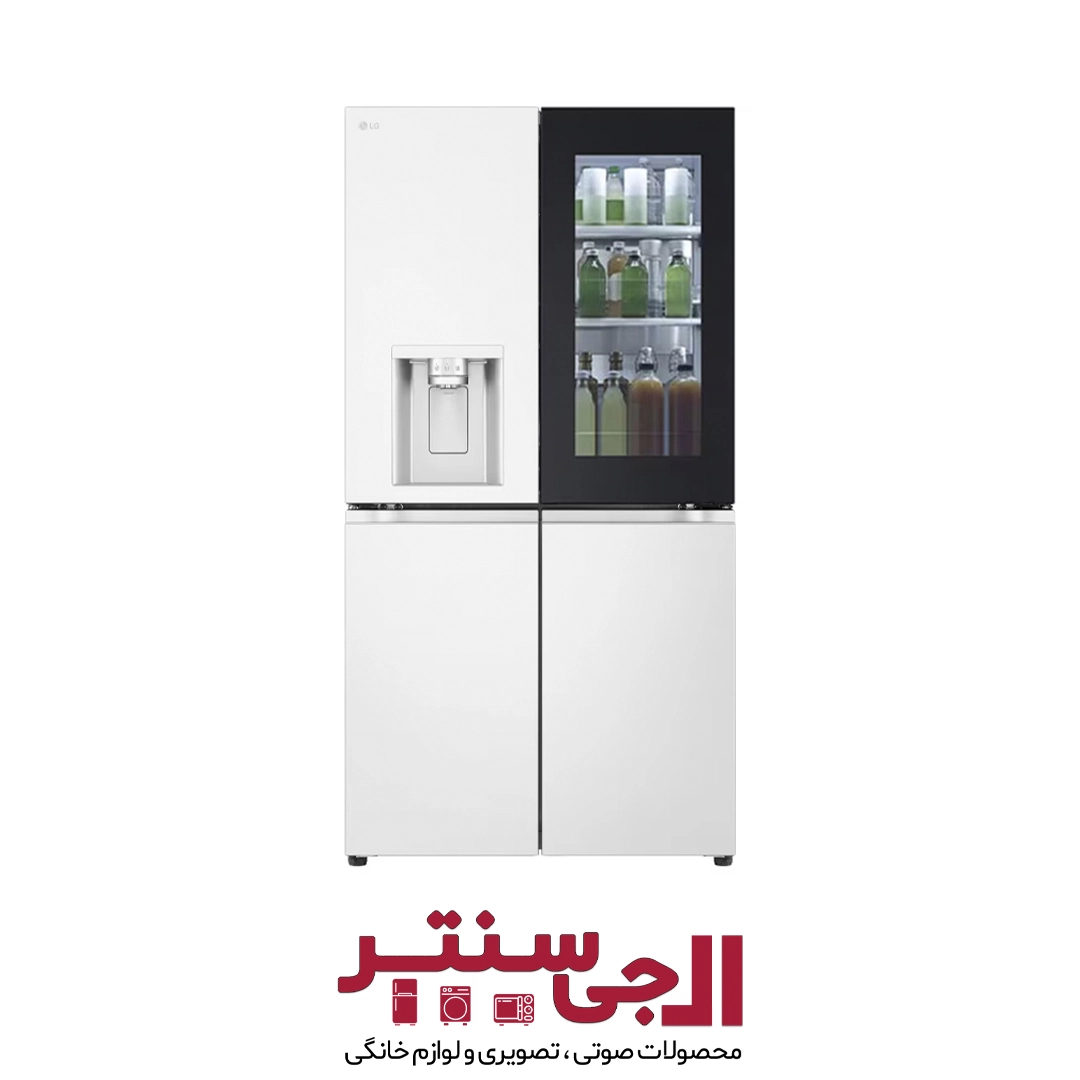 یخچال فریزر ساید بای ساید ال جی مدل X33 GR-X33FFQ رنگ سفید یخچال فریزر ساید بای ساید ال جی مدل X33 GR-X33FFQ رنگ سفید