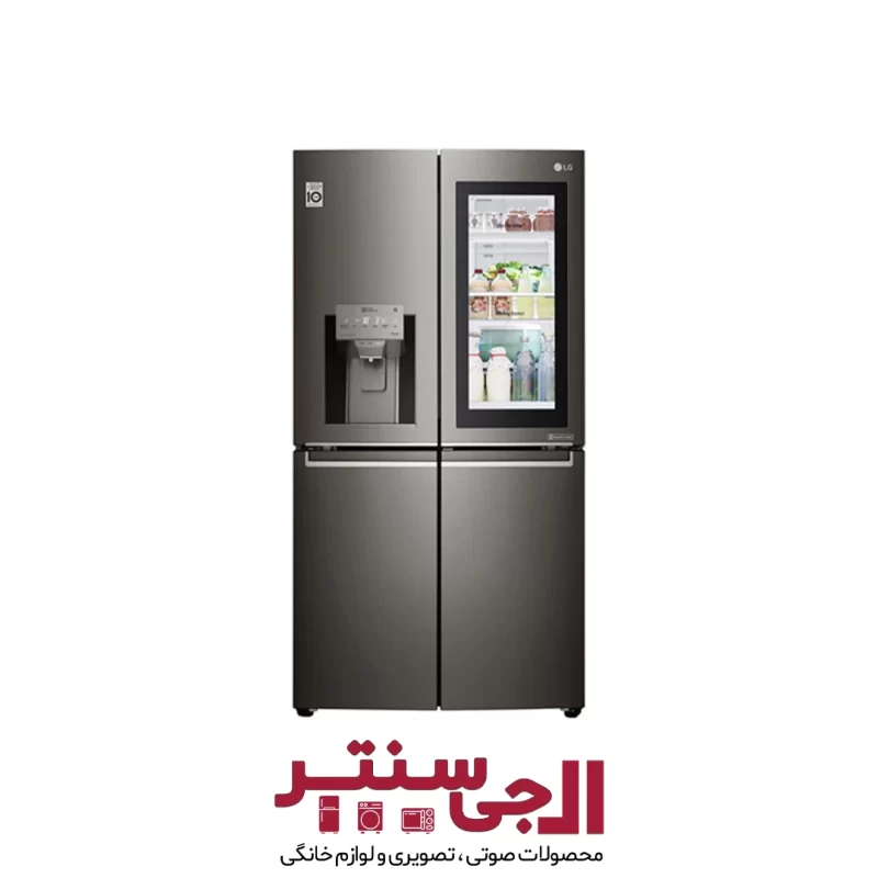 یخچال فریزر ساید بای ساید ال جی مدل X39 GCX-39 رنگ دودی