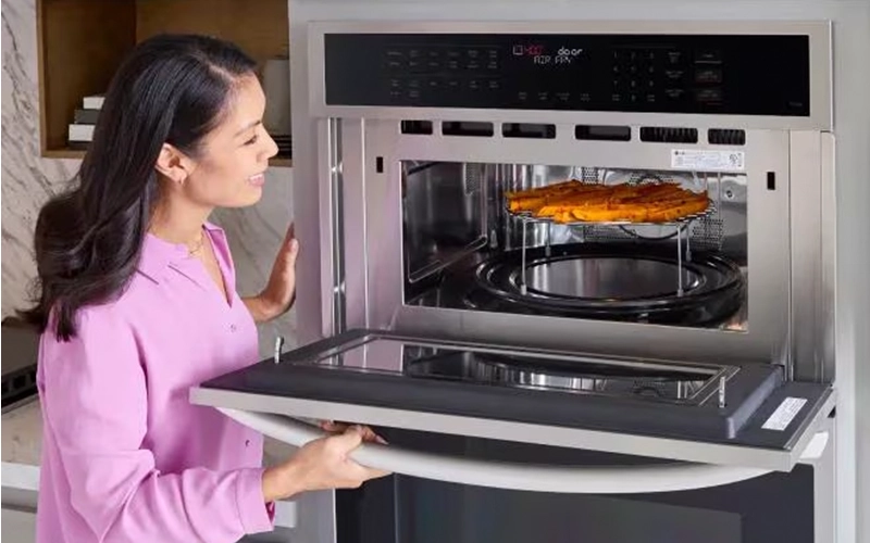 راهنمای کامل استفاده از مایکروویو ال جی؛ از گریل تا کانوکشن