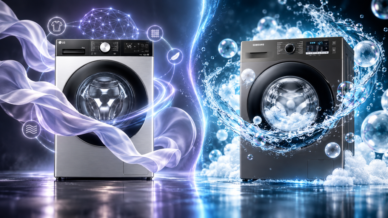 تفاوت فناوری AI DD ال جی و EcoBubble سامسونگ