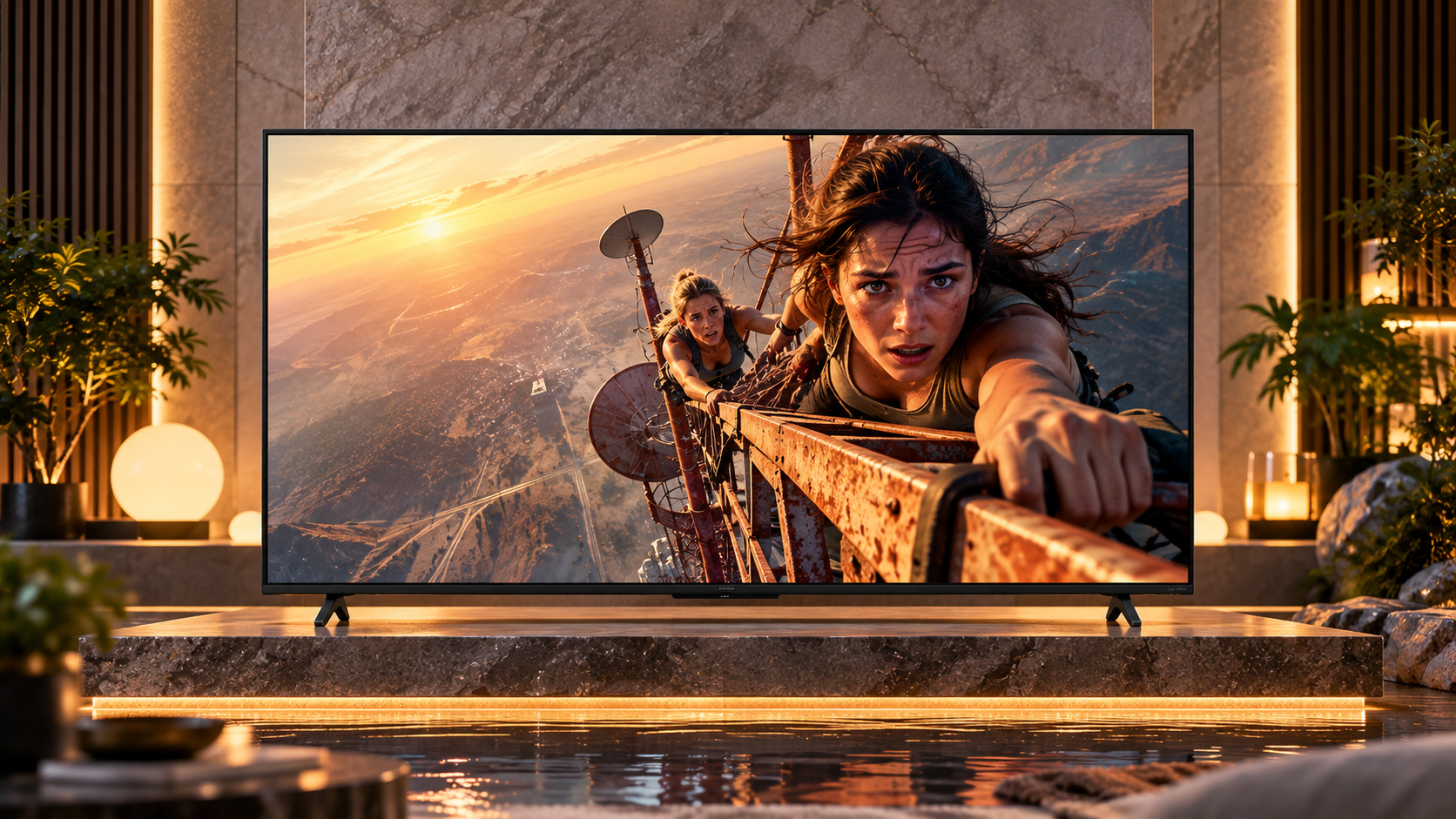 تلویزیون هوشمند LG QNED72B با کیفیت تصویر 4K