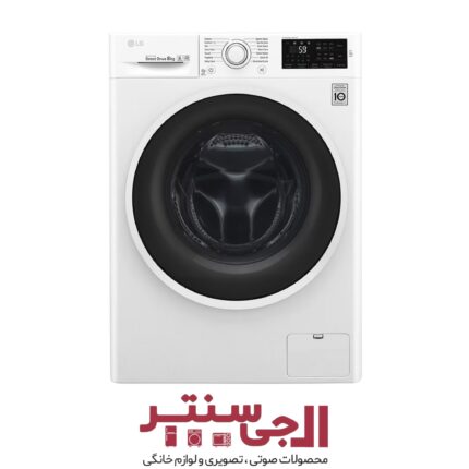 ماشین لباسشویی ال جی J6 هشت کیلویی مدل F4J6TNP8S
